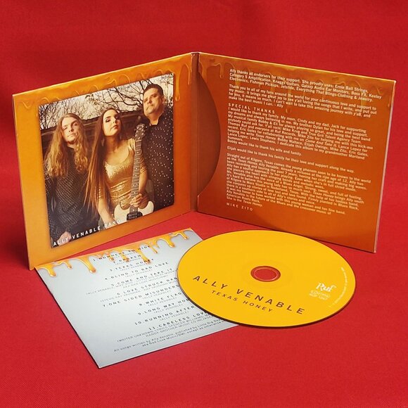 Ally Venable Texas Honey CD Signed 2019 - Picture 6 of 8